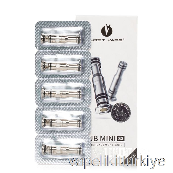 Vape Türkiye Kayıp Vape Ub Mini Yedek Bobinler 0.6ohm Ub Mini S3 Bobinleri
